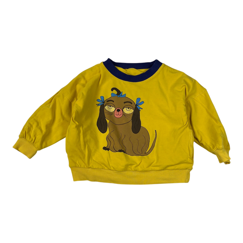 Mini Rodini sweatshirt, cat / dog | 92/98cm