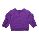 Gugguu frill sweatshirt, purple | 86cm
