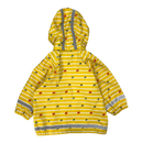 Polarn o. Pyret rain jacket, yellow stripes | 86/92cm