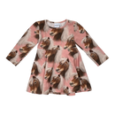 Metsola dress, horses | 86/92cm