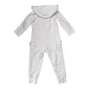 Gugguu sweat jumpsuit, white | 104cm