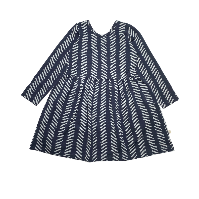 Kaiko dress, charcoal blue | 98/104cm