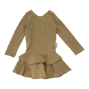 Gugguu frilla dress, sand | 74cm