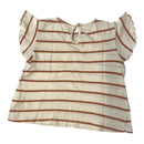 T-Shirt Stripe Volant Ärmel (92)