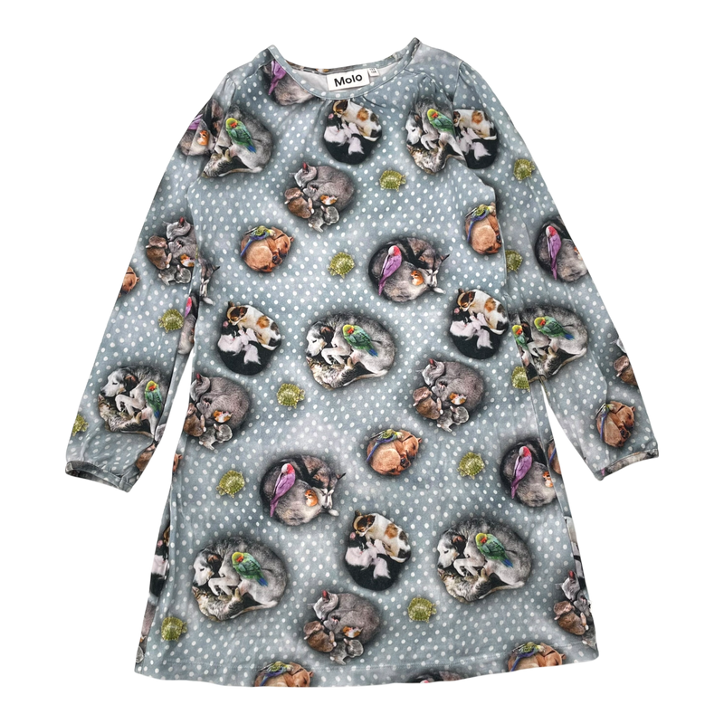 Molo dress, pets n' dots | 122/128cm
