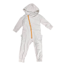 Gugguu sweat jumpsuit, white | 104cm