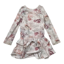 Gugguu frilla dress, flower | 98cm