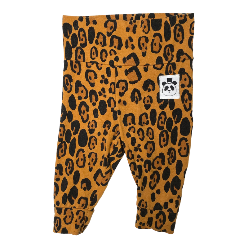 Mini Rodini basic leggings, leopard | 62cm