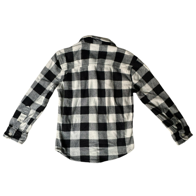 Shirt Fleece Black and White (116/122)