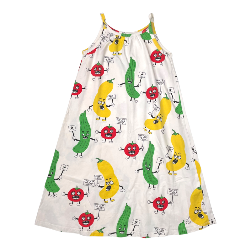 Mini Rodini dress, vegetables | 116/122cm