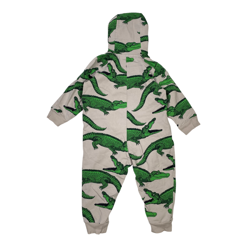Mini Rodini sweat jumpsuit, crocodile | 68/74cm