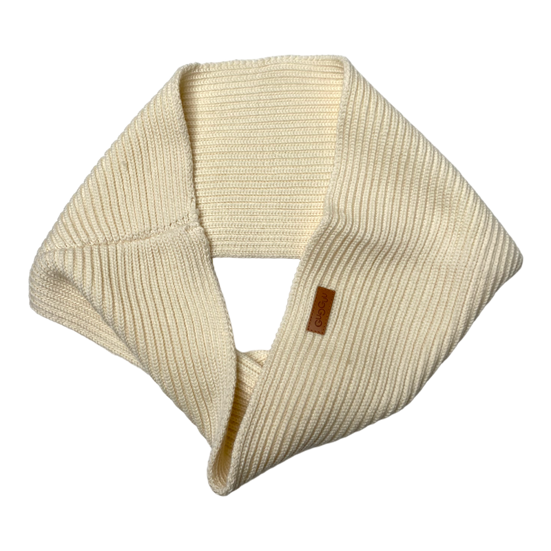 Gugguu merino tube scarf, cream | kids