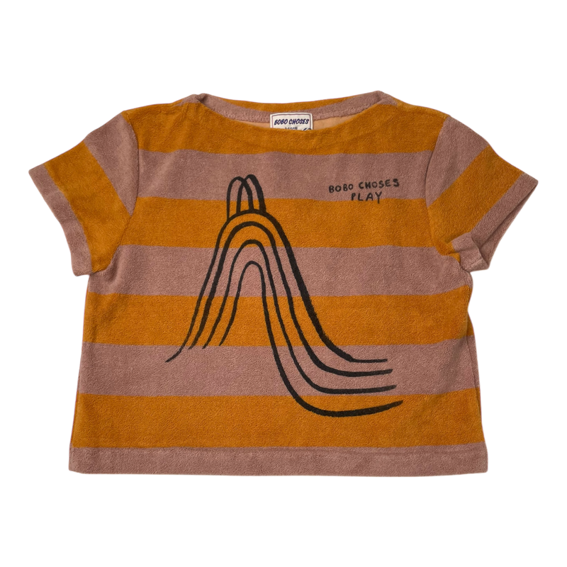 Bobo Choses terry t-shirt, caramel | 128/134cm