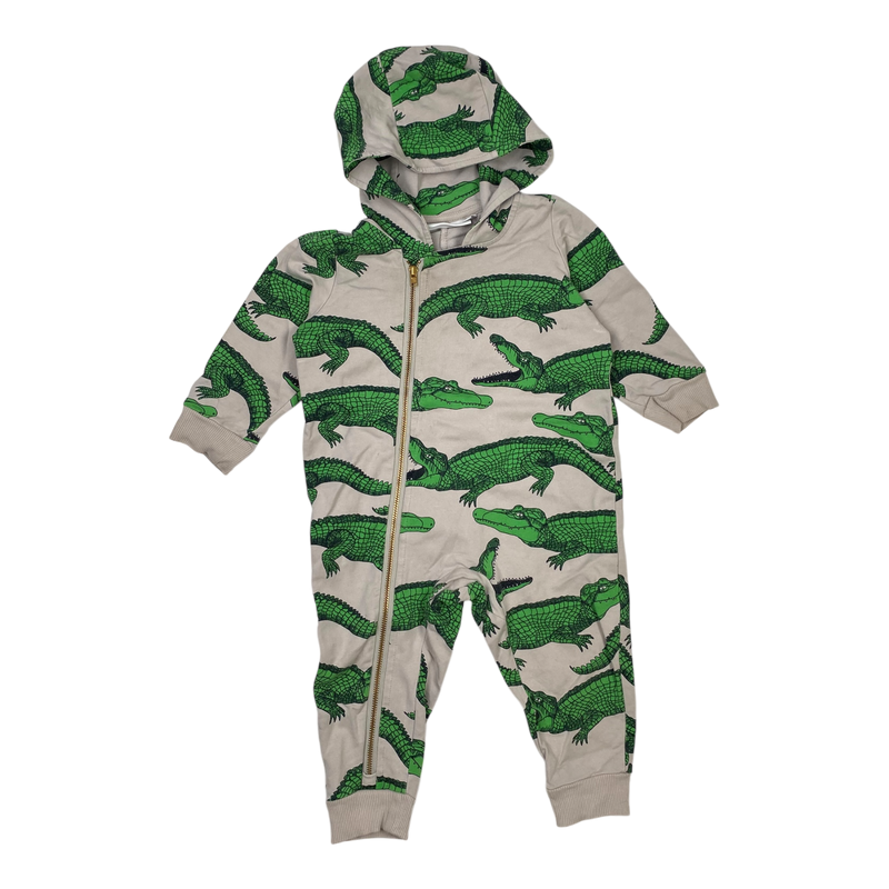 Mini Rodini sweat jumpsuit, crocodile | 68/74cm