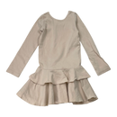 Gugguu frilla dress, wheat | 110cm