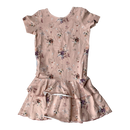 Gugguu t-shirt frilla dress, flowers | 104cm
