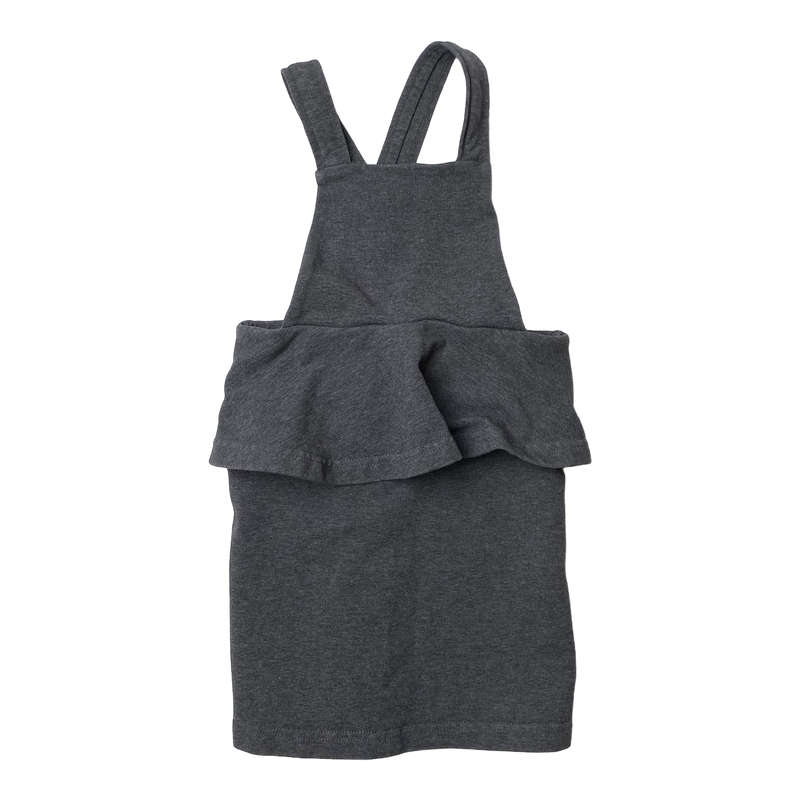 Kaiko dungaree skirt, grey | 98/104cm