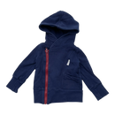 Gugguu zipper hoodie, navy blue | 80cm