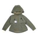 Mini A Ture matalgea softshell jacket, tea green | 104cm