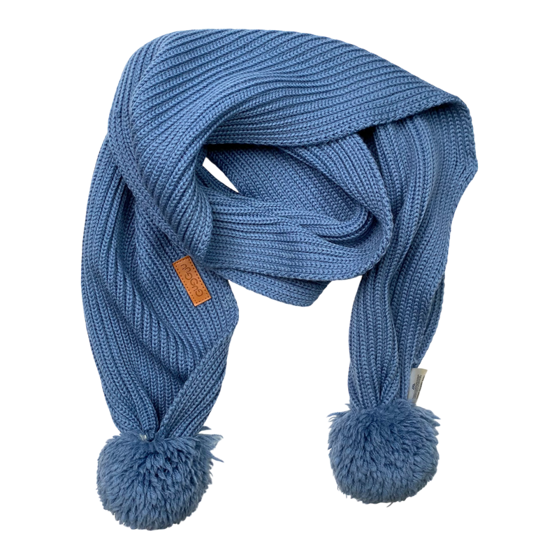 Gugguu merino scarf, powder blue | kids