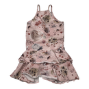 Gugguu spagetti frilla dress, ice cream | 98cm