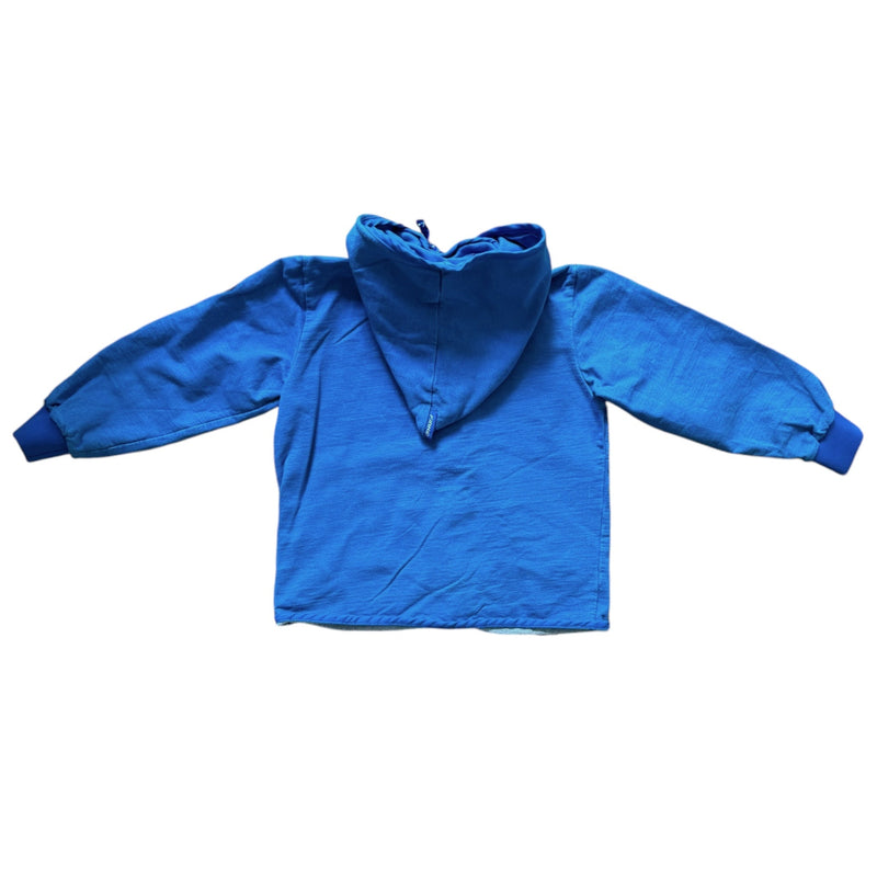 Ziphoodie Zipfel blau (110/120)