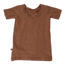 Kaiko cross t-shirt, brown sugar | 98/104cm