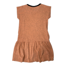 Papu collar dress, coral | 122/128cm