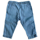 Soft Linenmix Flower Hose Denim Look (80)