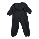 Mini Rodini fleece jumpsuit, black | 80/86cm