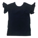 Gugguu frill t-shirt, black | 92cm