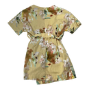 Kaiko kimono wrap dress, yellow blossom | 86/92cm