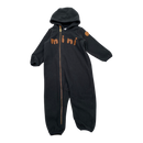 Mini Rodini fleece jumpsuit, black | 80/86cm