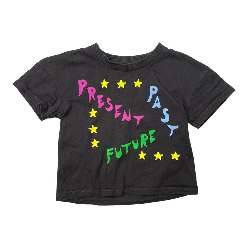 Mini Rodini basic t-shirt, present past future | 92/98cm