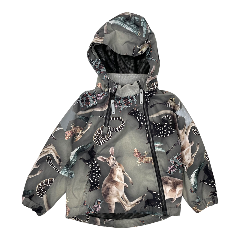 Molo hopla spring jacket, animals | 104cm