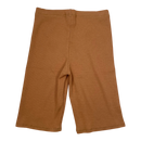 Mainio knitted biker shorts, caramel | 122/128cm