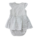 Polarn O. Pyret body dress, white | 68cm