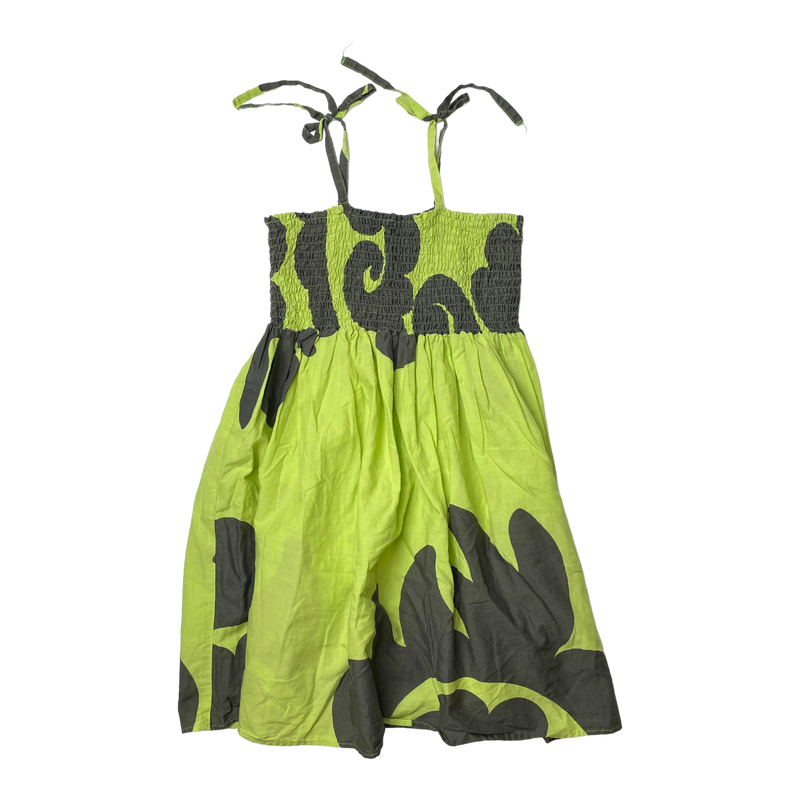 Marimekko woven dress, green | 110cm