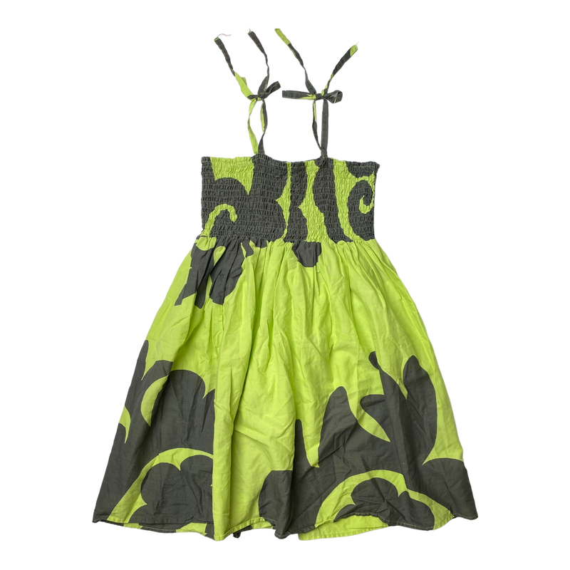 Marimekko woven dress, green | 110cm