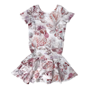 Gugguu t-shirt frilla dress, seashells | 86cm