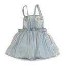 Soft Denim Latzkleid Batik Tüll (92/98)