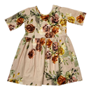 Kaiko dress, rose yard | 86/92cm