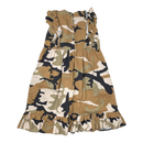 Vimma ruffle woven dress, camo | 130cm
