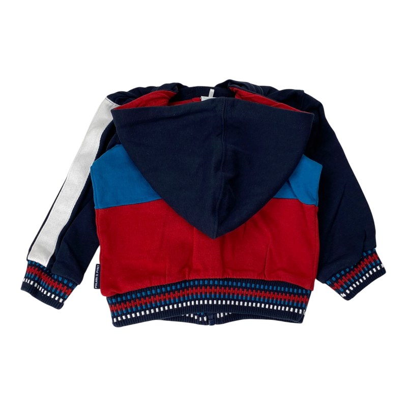 Polarn O. Pyret zipper hoodie, blue | 92cm