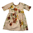 Kaiko dress, rose yard | 86/92cm