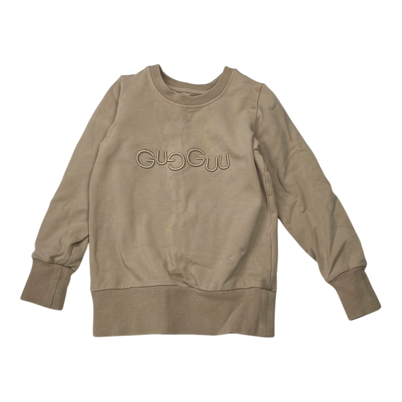 Gugguu logo sweatshirt, beige | 92cm
