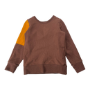 Gugguu sweatshirt, chocolate | 110cm