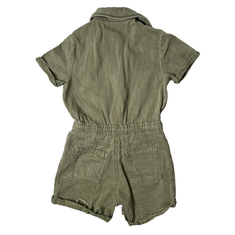 Khaki Girl Demin Jumpsuit (128)