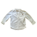 Leinenshirt ohne Kragen (116)