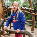 WHOSAID Kapuzenpullover Hoch oben über den Wolken 98-104